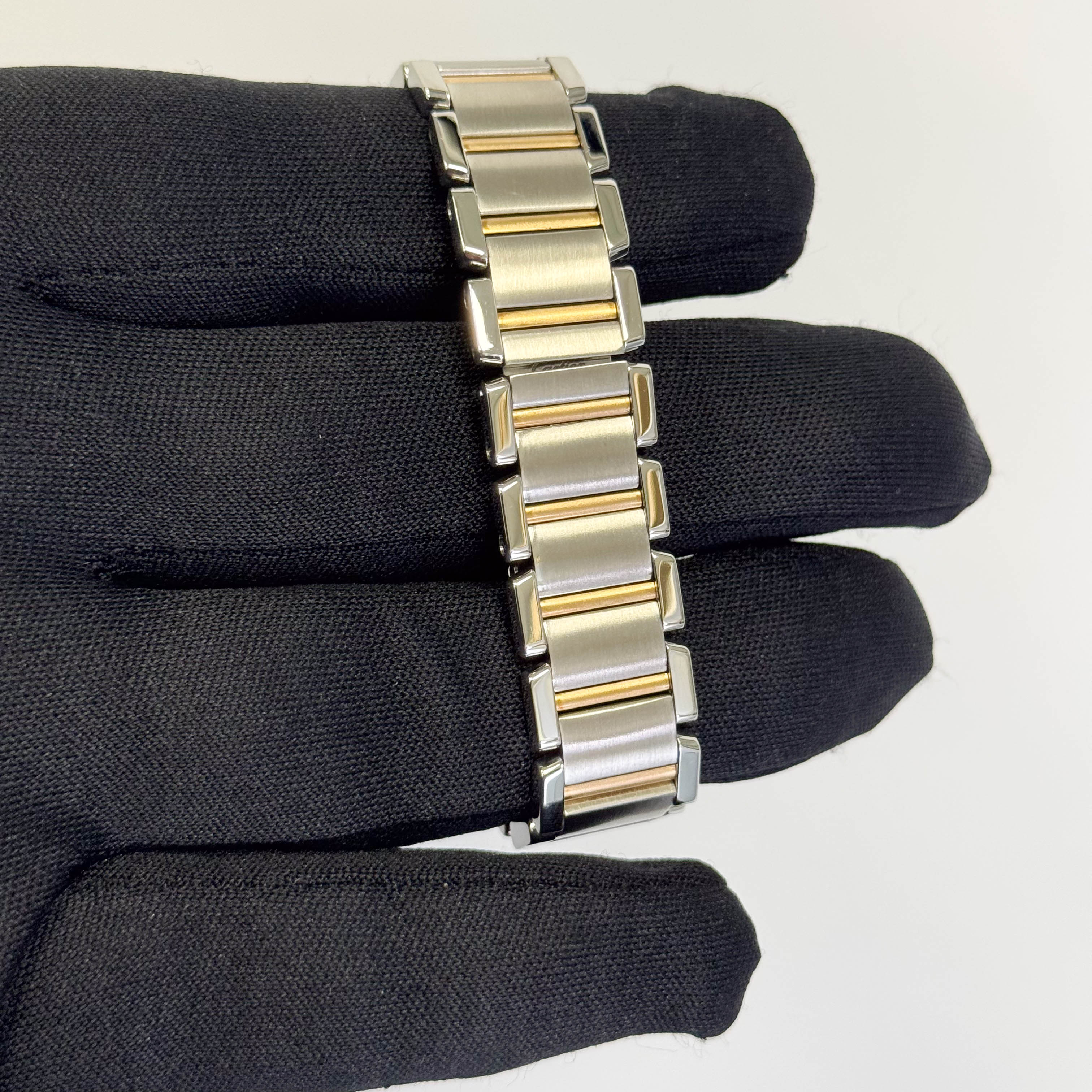 Cartier Tank 20mm White Dial Watch Ref# W51007Q4