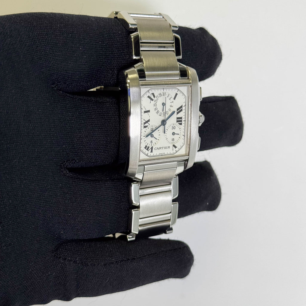 Cartier Francaise 37 mm White Dial Watch Ref# 2302