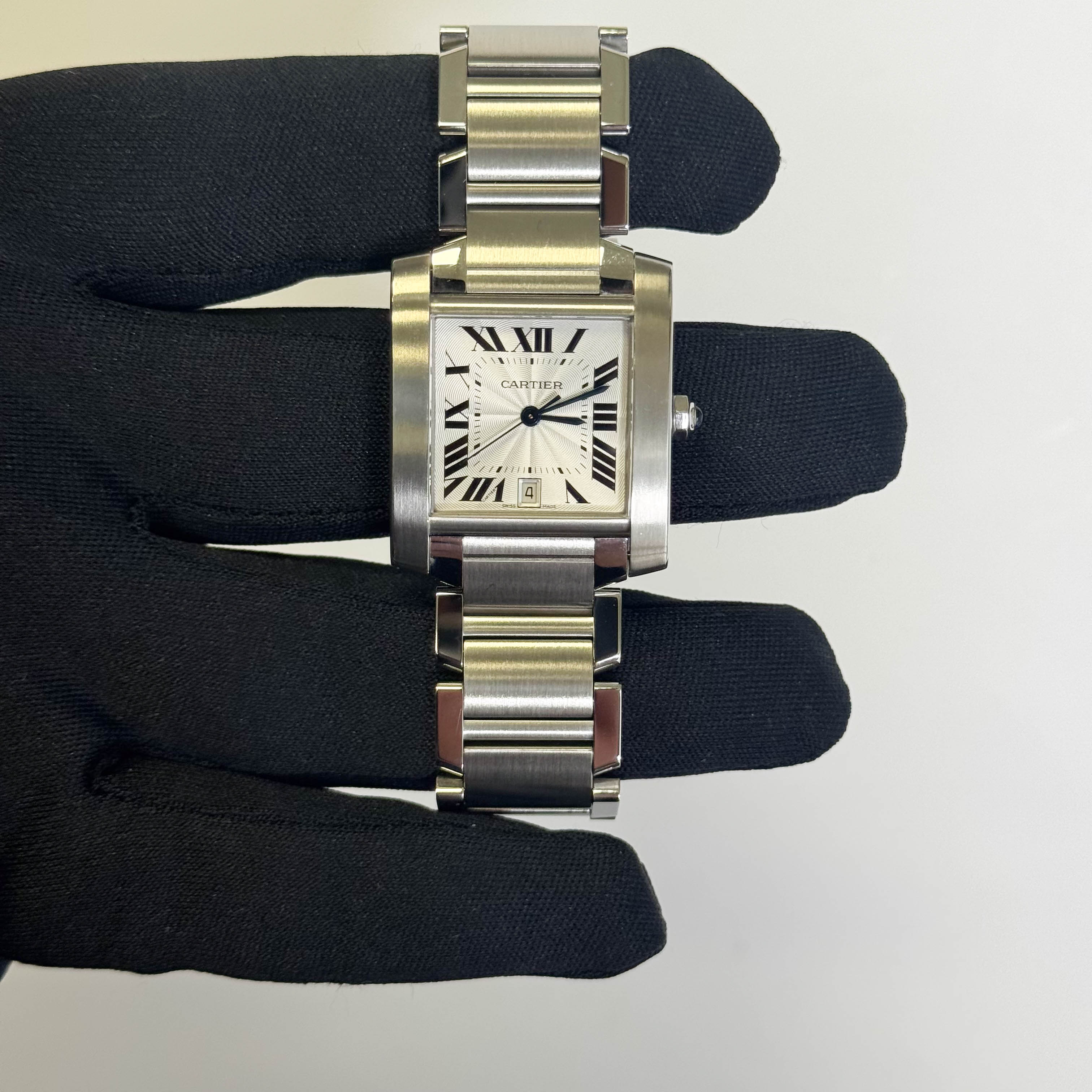 Cartier Tank 28mm White Dial Watch Ref# W51002Q3