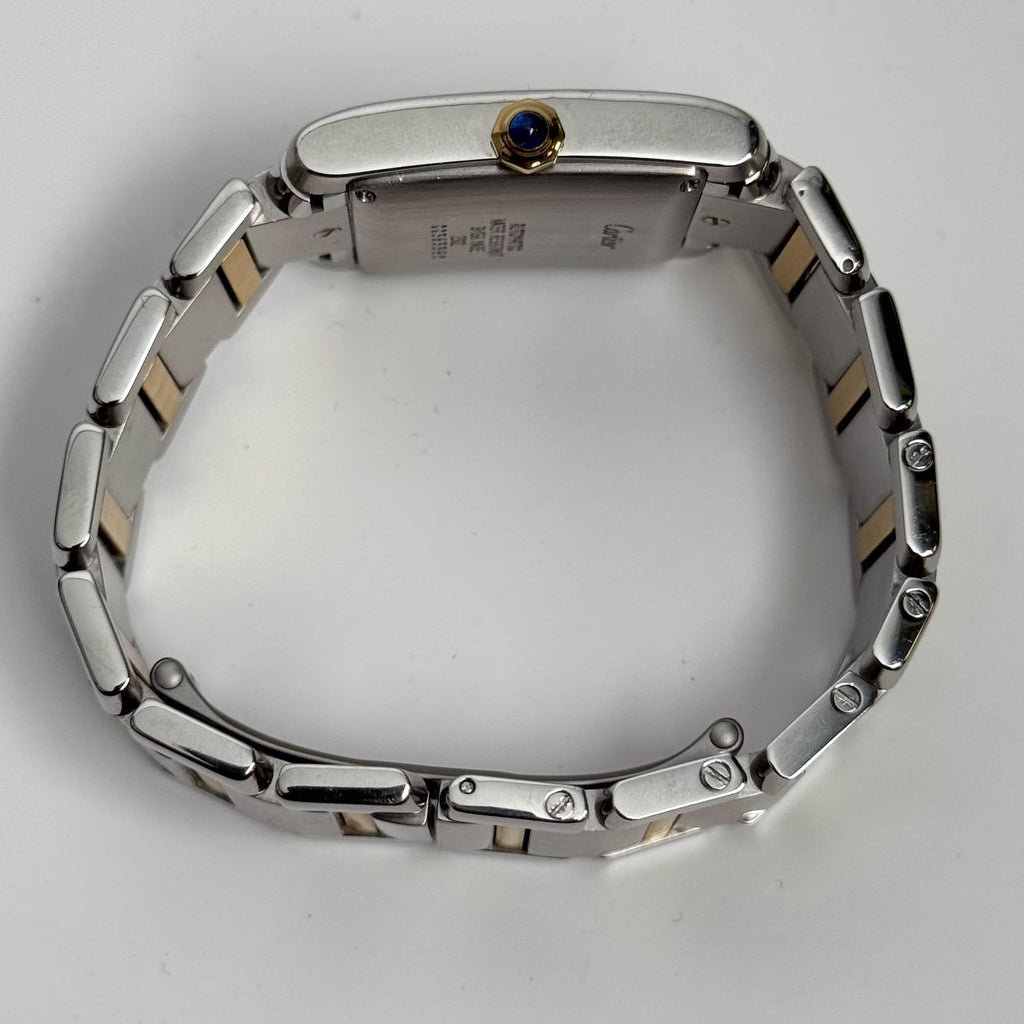 Cartier Tank Stainless Steel 32mm White Dial Watch Ref# W51005Q4