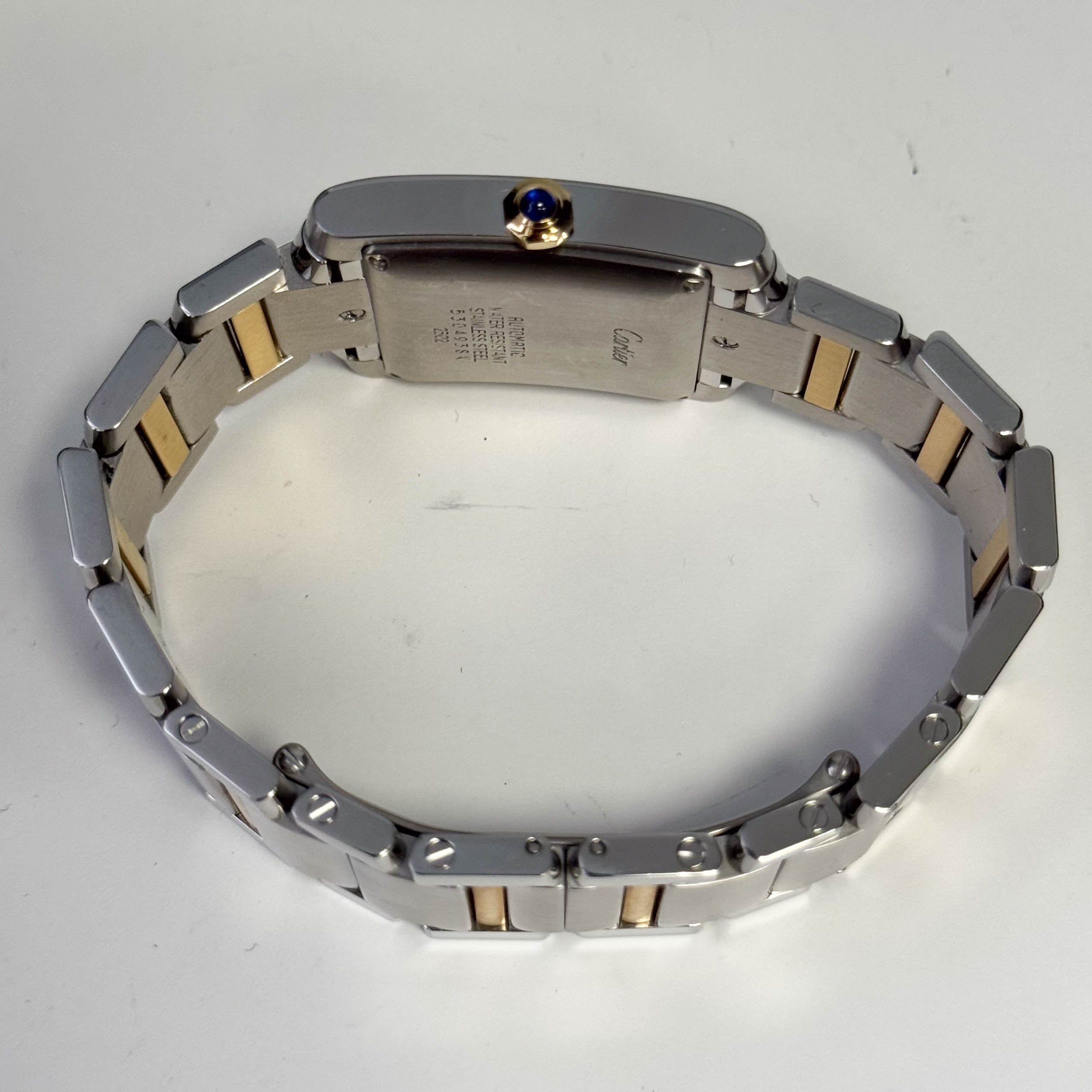 Cartier Tank Francaise 25mm Ivory Dial Watch Ref#W51005Q4