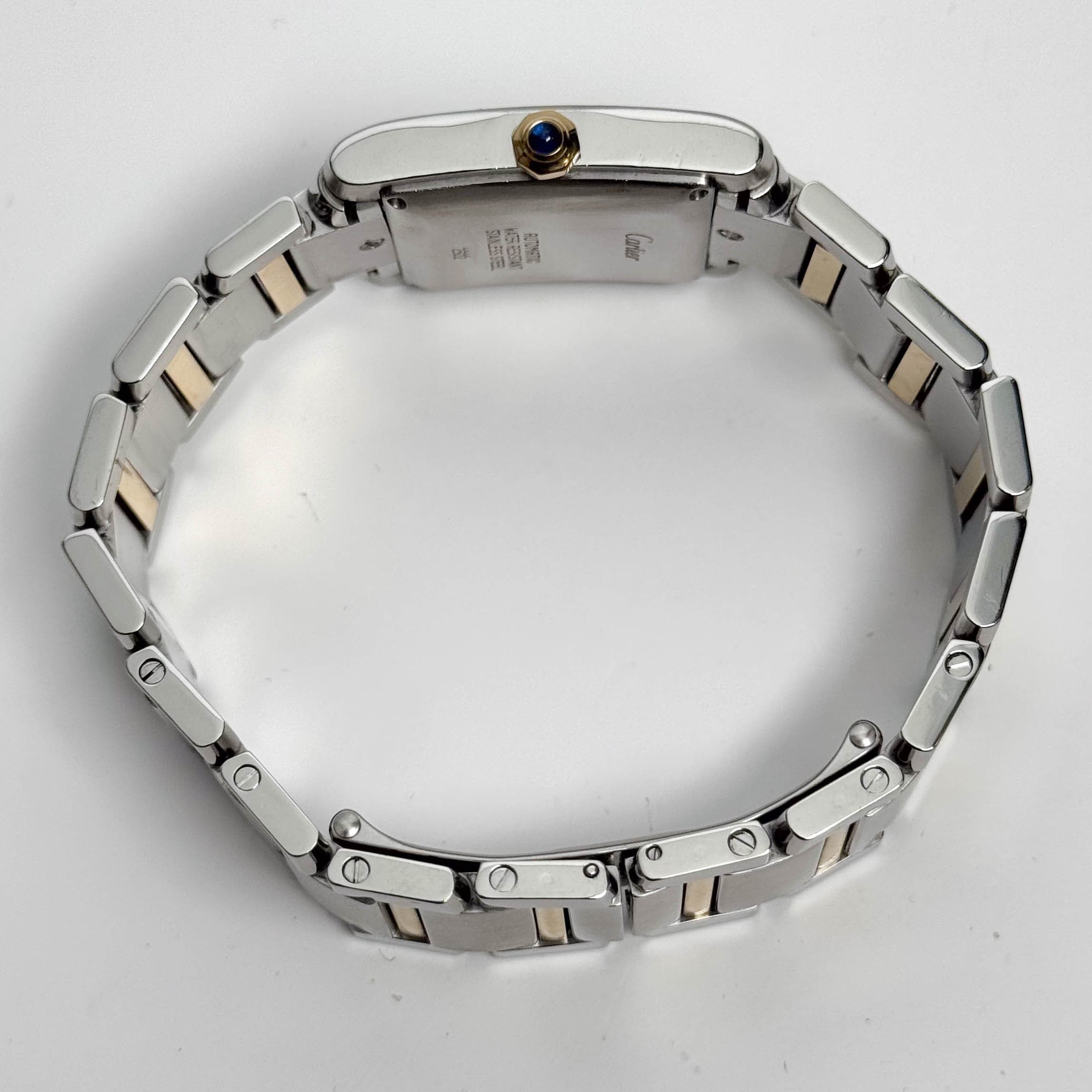 Cartier Tank Stainless Steel 32mm White Dial Watch Ref# W51005Q4