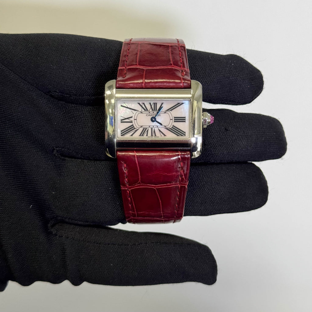 Cartier Tank Divan XL 38mm Silver Dial Watch Ref# W6301455