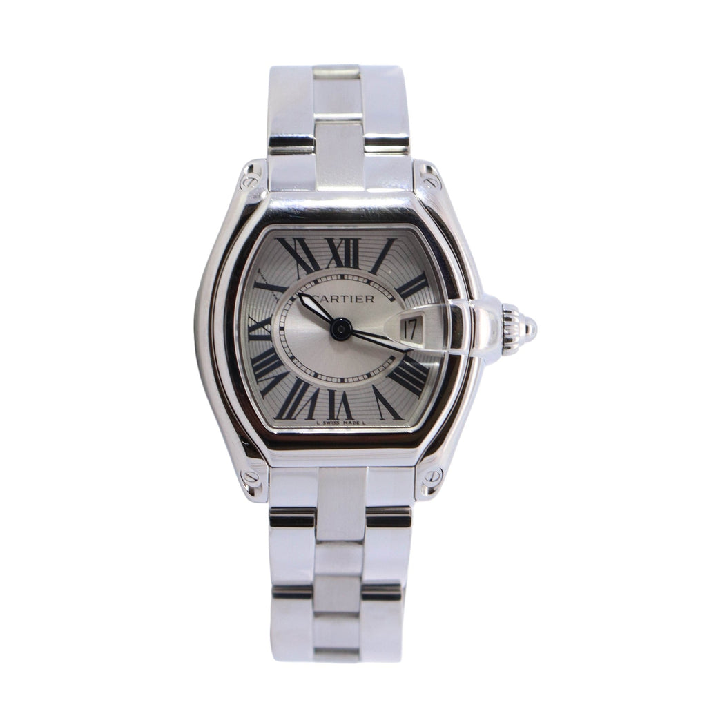 Cartier Roadster 31mm Silver Dial Watch Ref# W62016V3