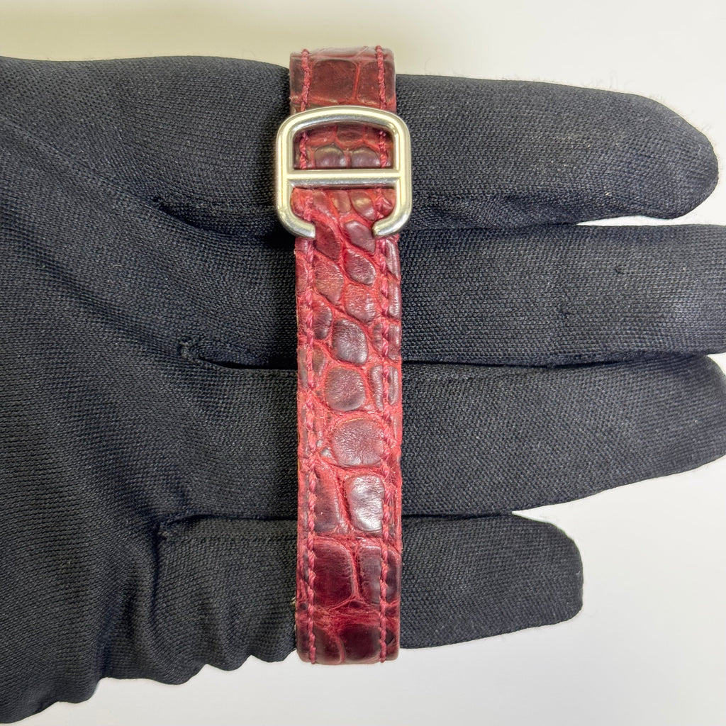 Cartier Cle De 31mm Silver Dial Watch Ref# WSCL0016