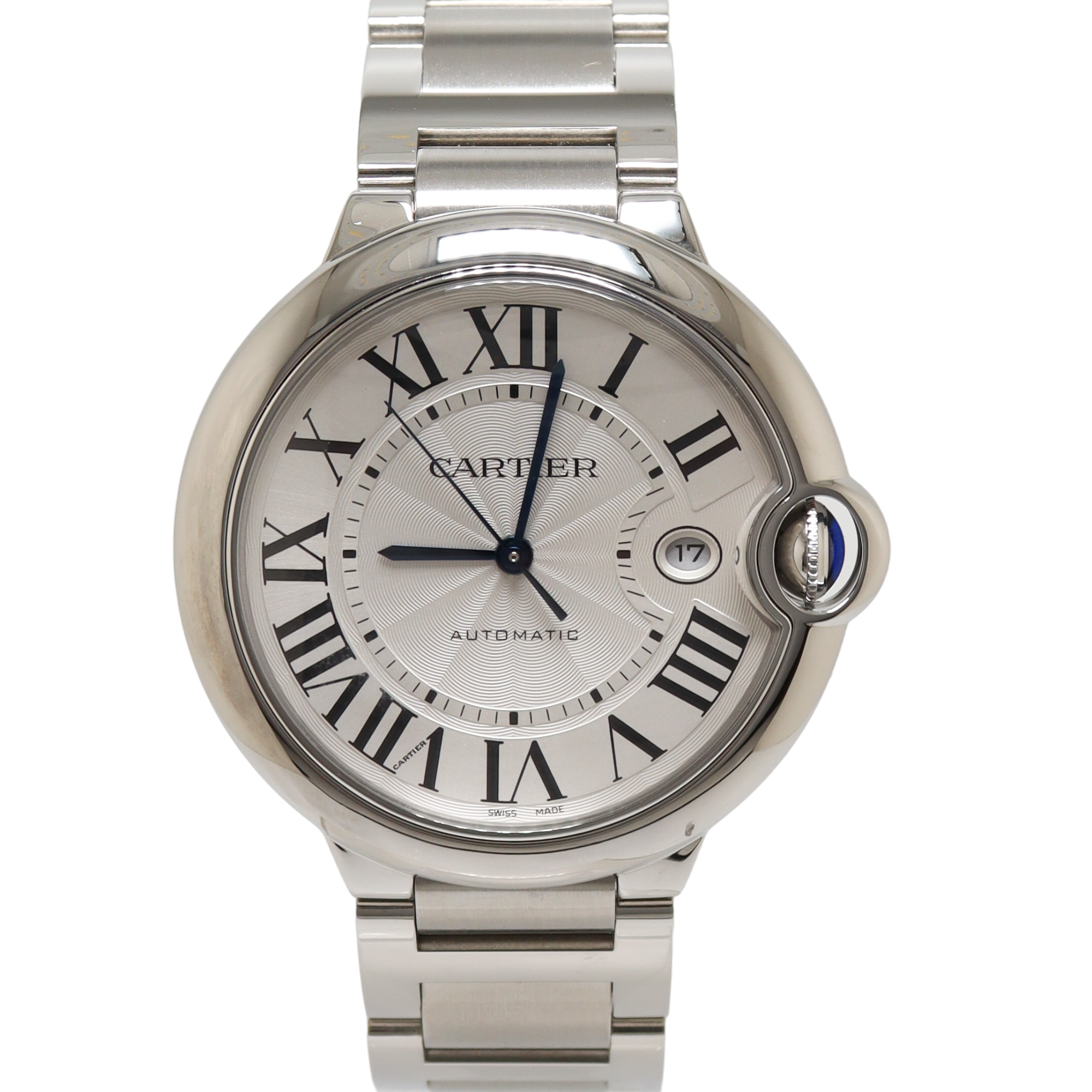 Cartier Ballon Bleu 36mm White Dial Watch Ref# WSBB0048