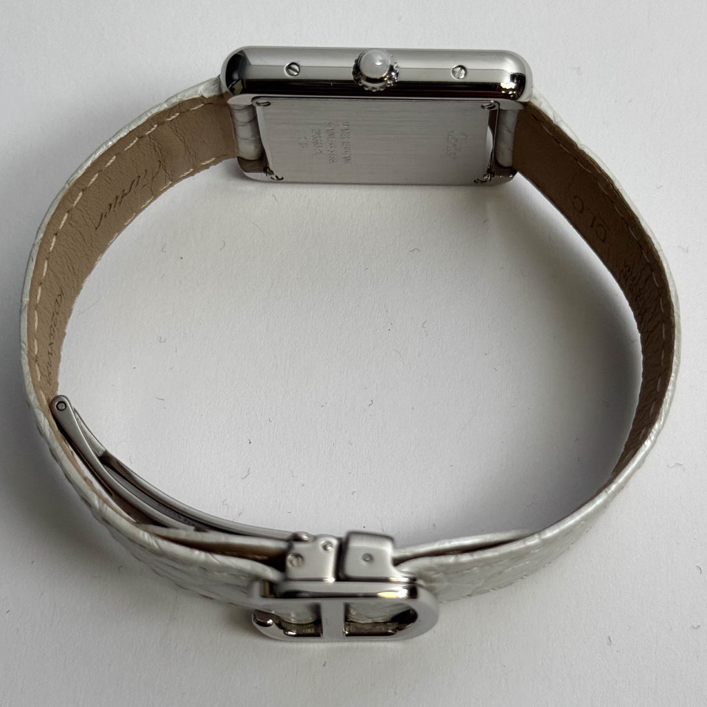 Cartier Tank Solo 24mm Silver Dial Watch Ref# W1019555
