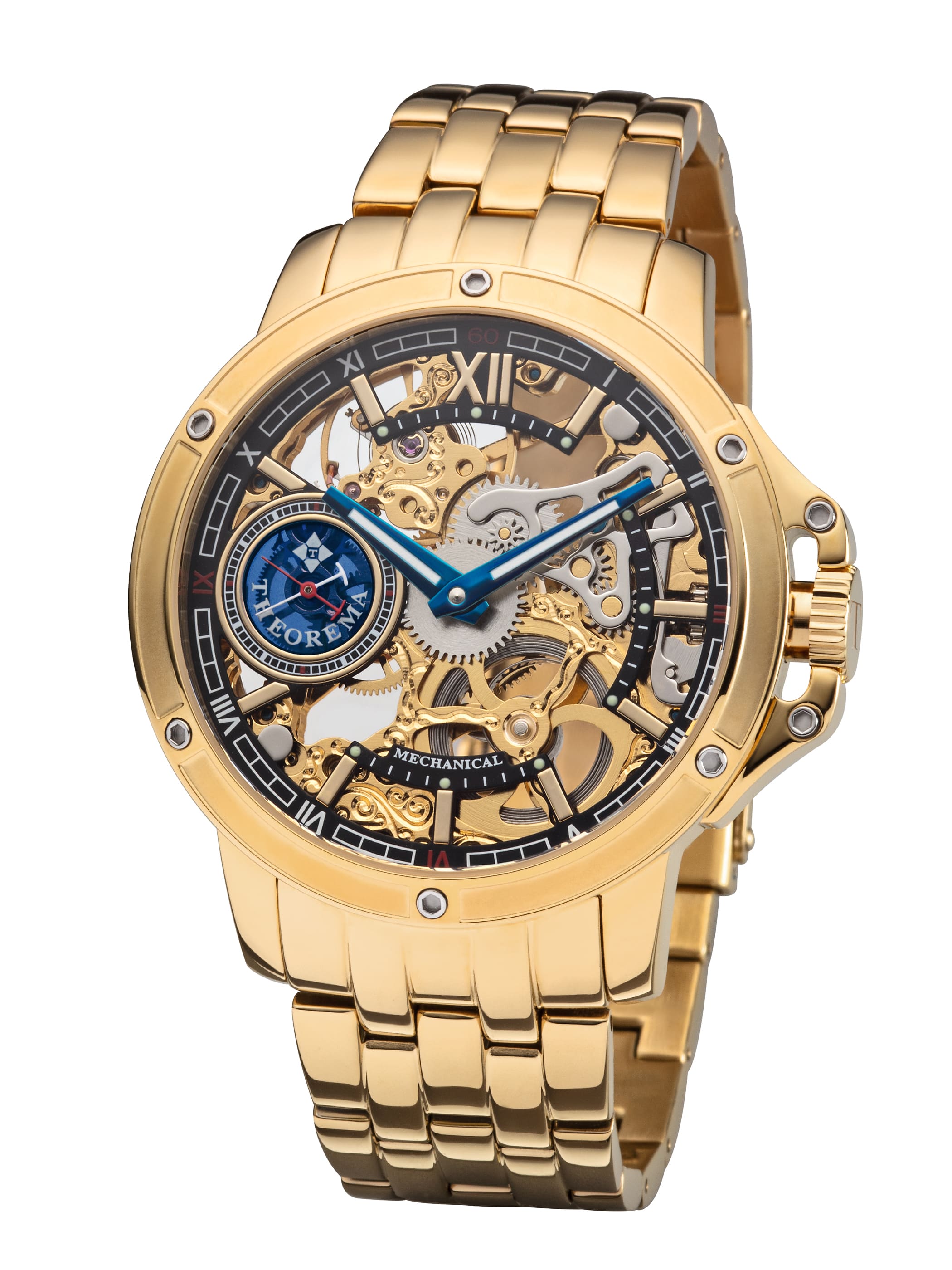 See-through skeleton Lagos by Theorema, Germany GM-113-10 |Gold|