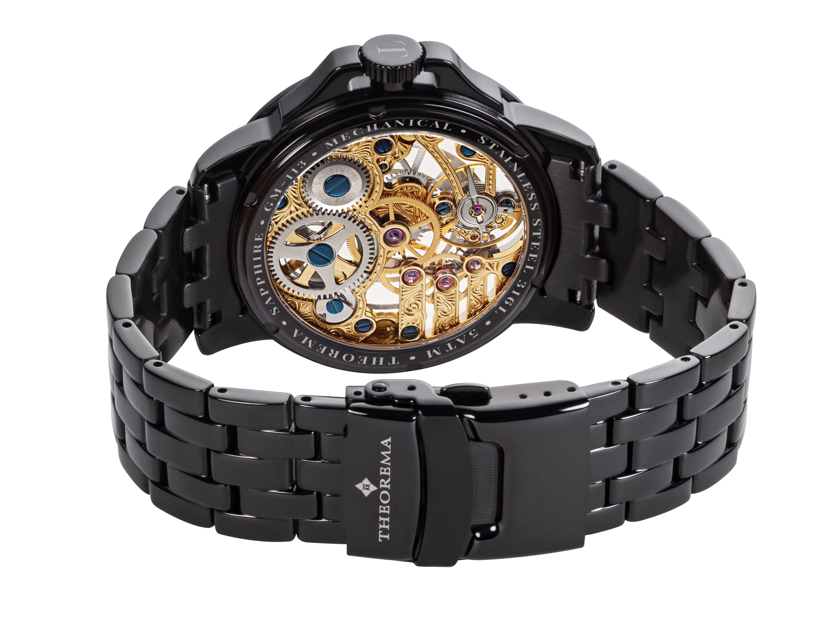 See-through skeleton Lagos by Theorema Germany GM-113-11 |Black|