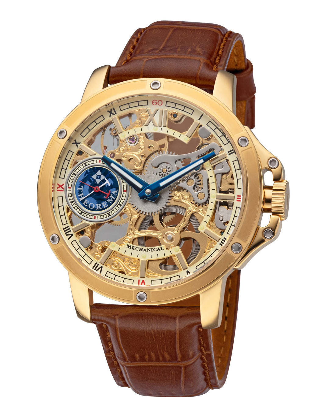 See-through skeleton Lagos by Theorema, Germany  GM-113-3 |Gold|