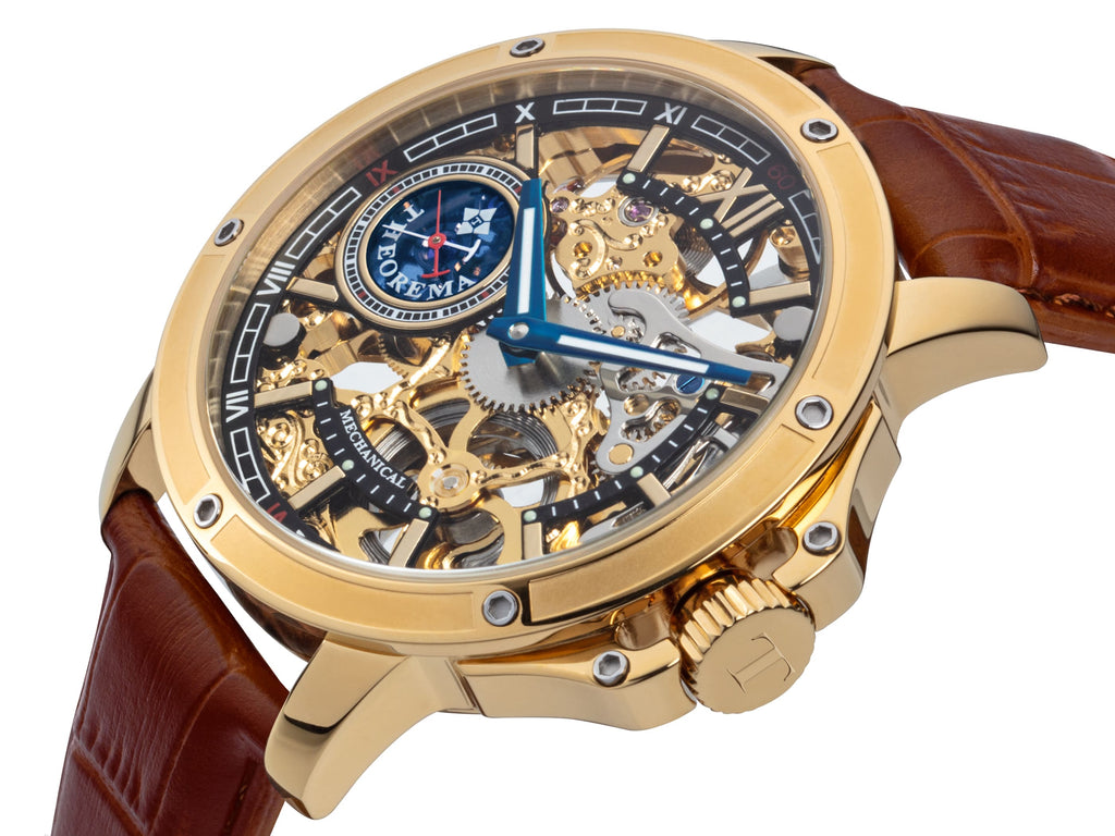 See-through skeleton Lagos by Theorema, Germany  GM-113-4 |Gold|