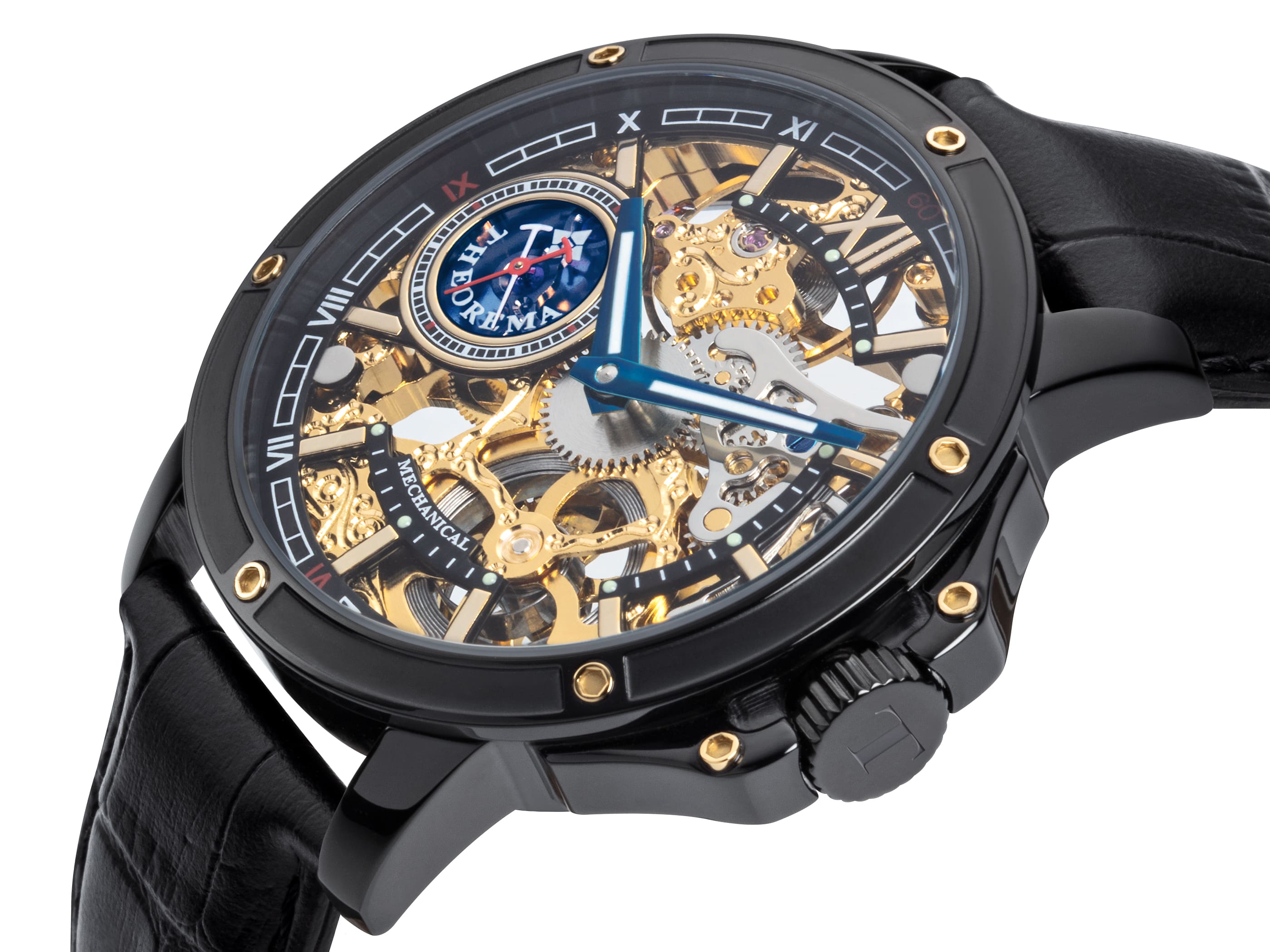 See-through skeleton Lagos by Theorema Germany GM-113-5 |Black|