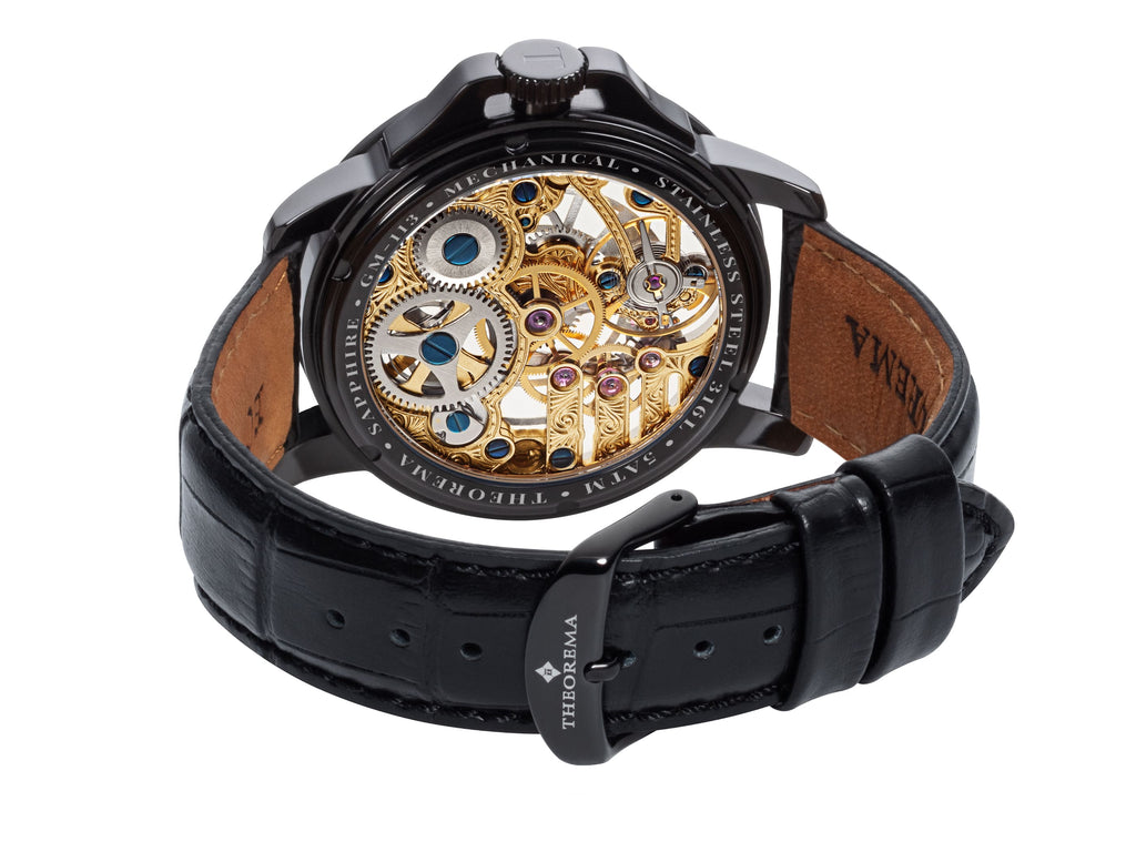 See-through skeleton Lagos by Theorema Germany GM-113-5 |Black|