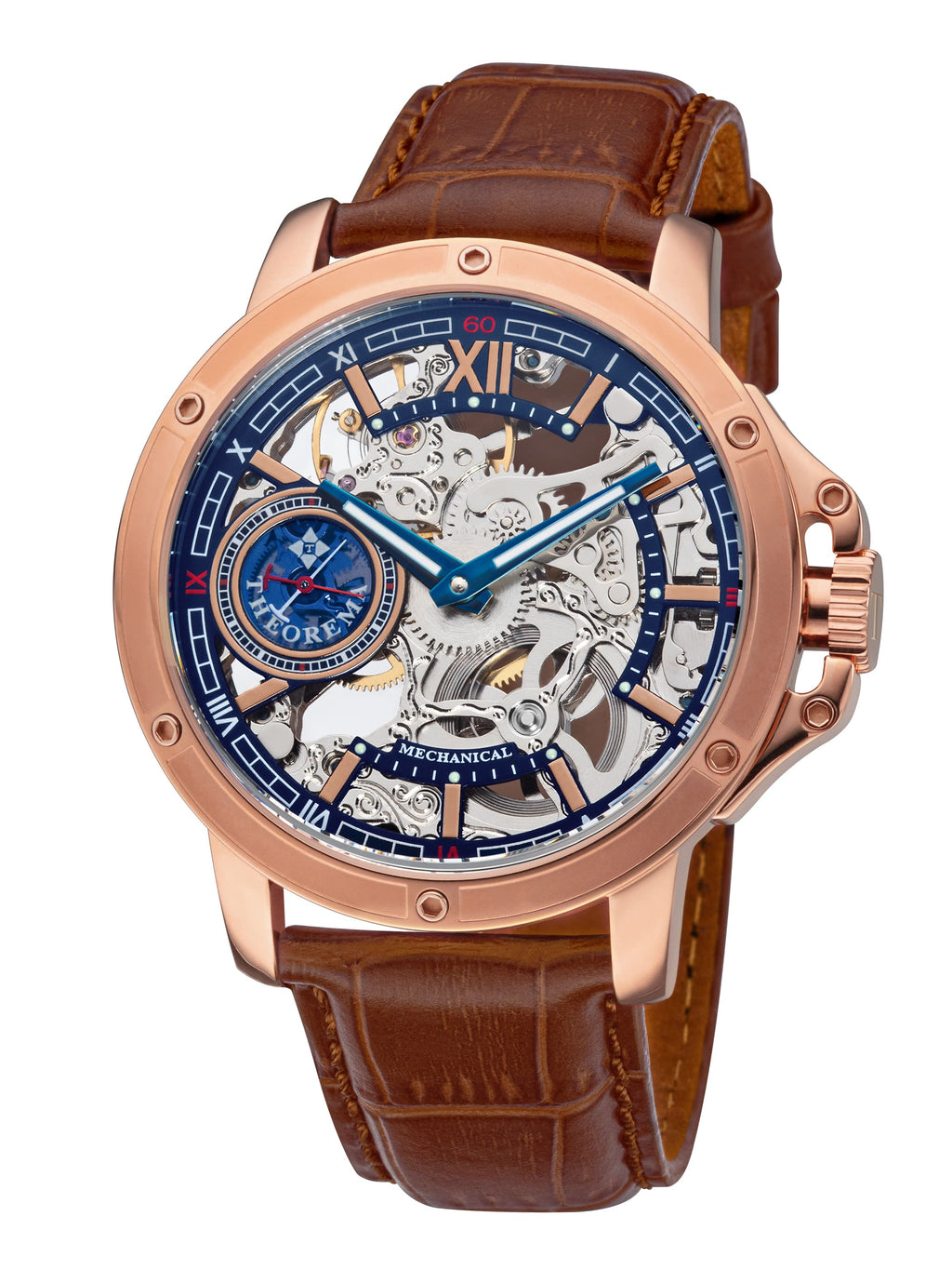 See-through skeleton Lagos by Theorema, Germany GM-113-6 |Rose|