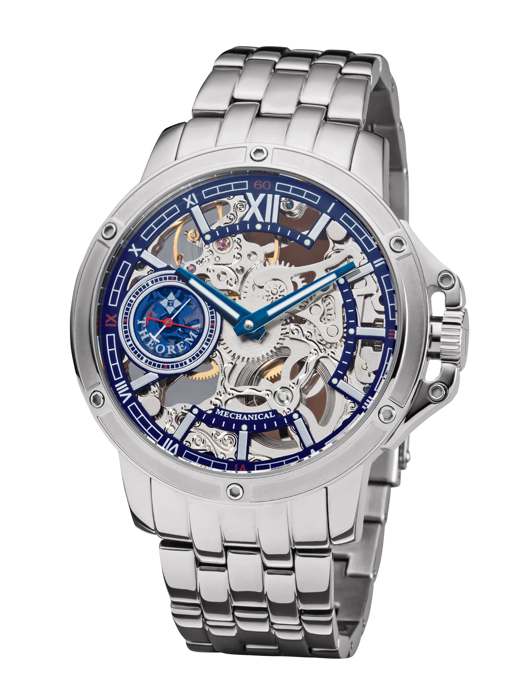 See-through skeleton Lagos by Theorema, Germany GM-113-8 |Silver|