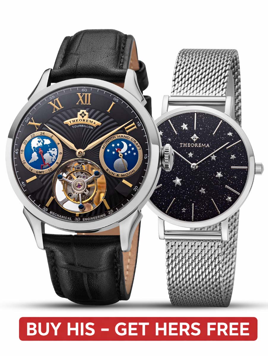His & Hers Bundle: Tourbillon & Quartz - GM-904-2 and GM-807-4