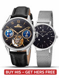 His & Hers Bundle: Tourbillon & Quartz - GM-904-2 and GM-807-4