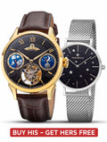 His & Hers Bundle: Tourbillon & Quartz - GM-904-4 and GM-807-4