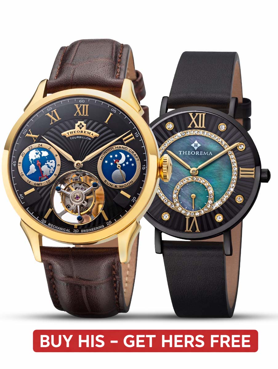 His & Hers Bundle: Tourbillon & Quartz - GM-904-4 and GM-811-9