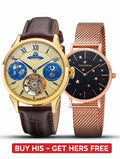 His & Hers Bundle: Tourbillon & Quartz - GM-904-3 and GM-807-6