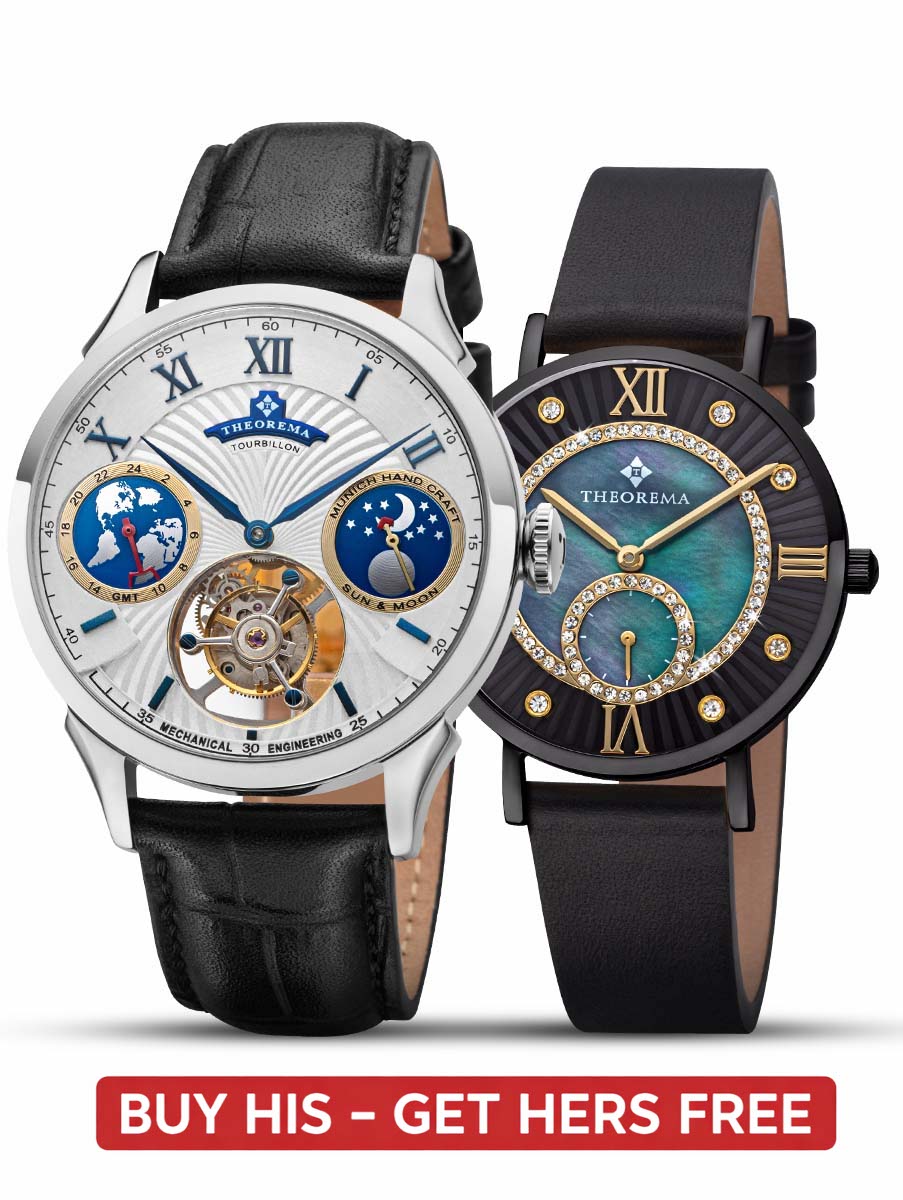 His & Hers Bundle: Tourbillon & Quartz - GM-904-1 and GM-811-9