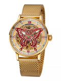 Madame Butterfly Theorema - GM-123-13 |Gold| Made in Germany with 82 Swarovski