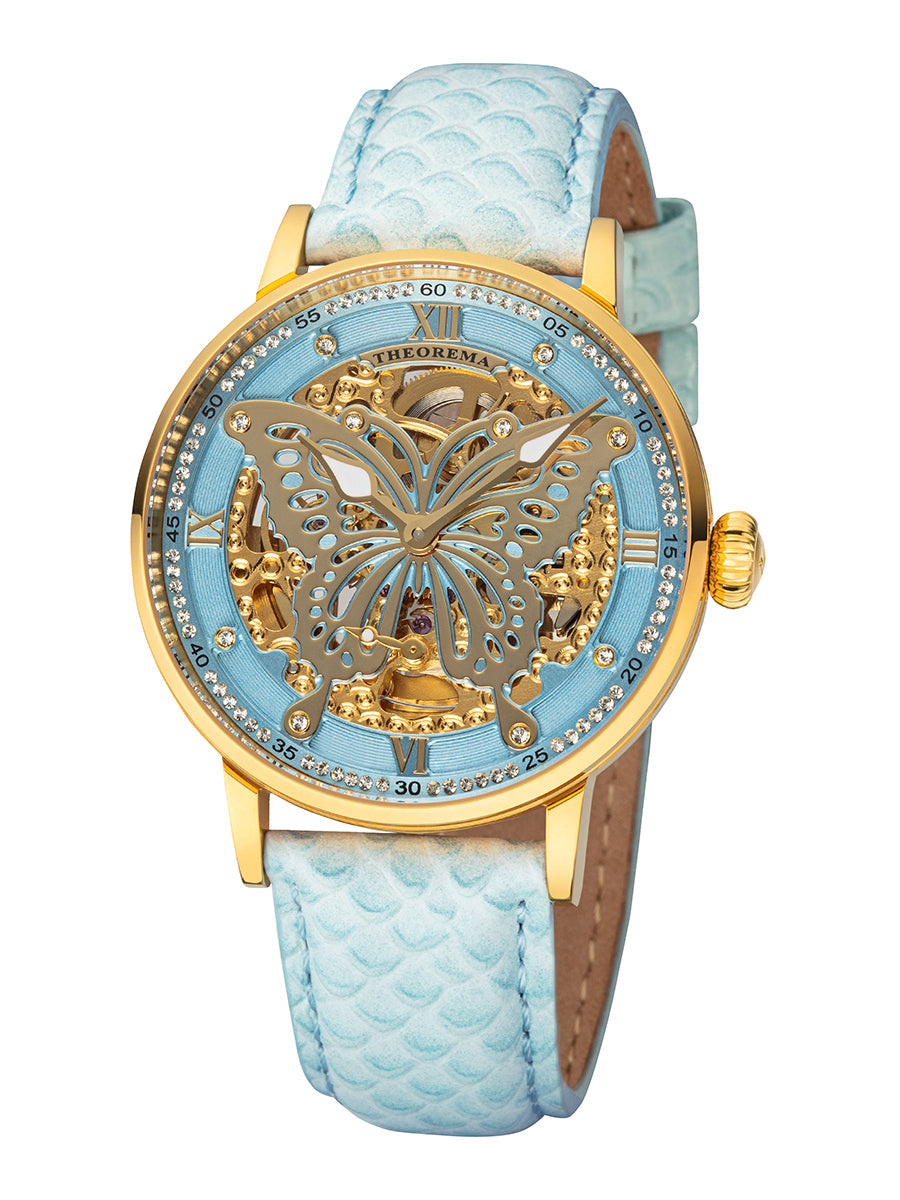 Madame Butterfly by Theorema Germany - GM-123-3 |Gold| with 82 Swarovski