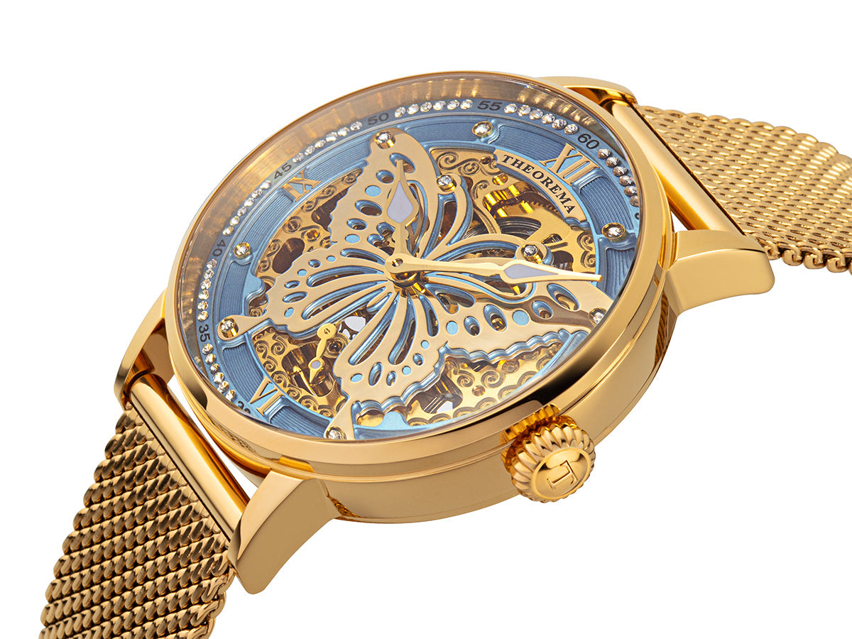 Madame Butterfly Theorema Germany - GM-123-9 |Gold| with 82 Swarovski