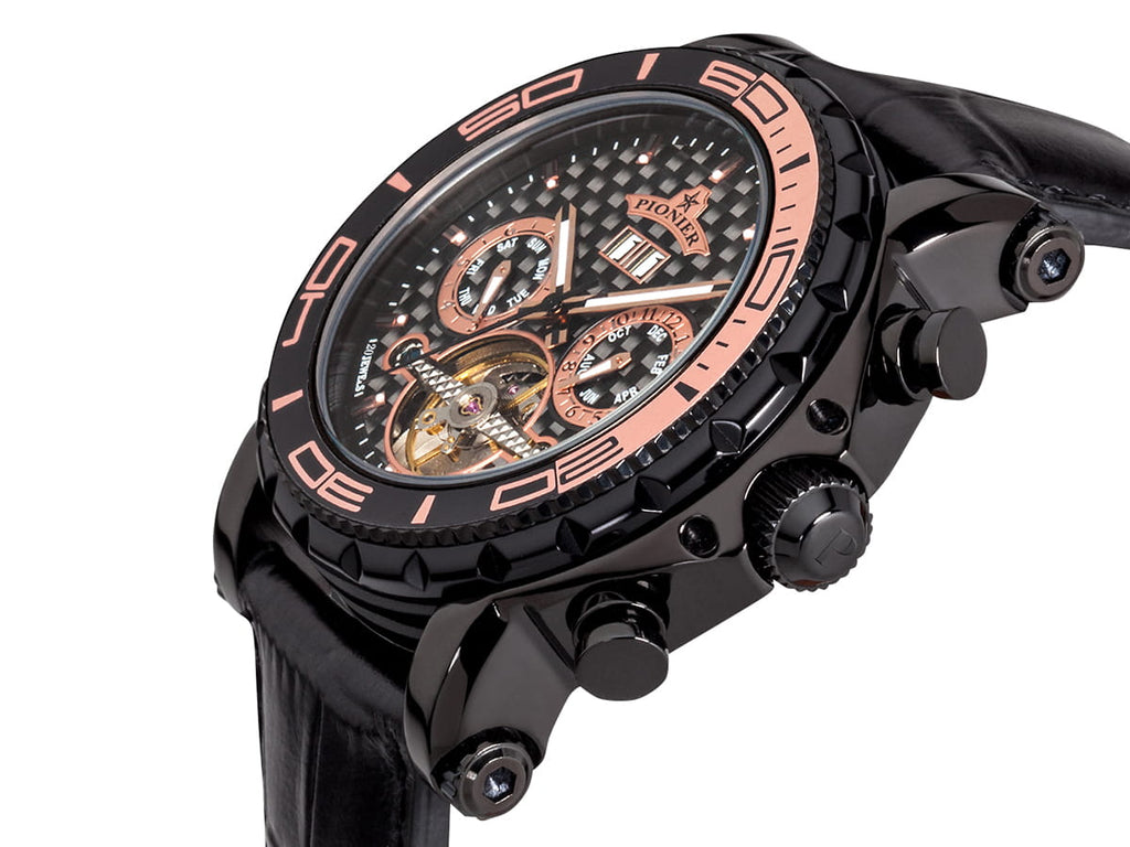Calendar Automatic Miami by Pionier Germany - GM-506-4 | Black |