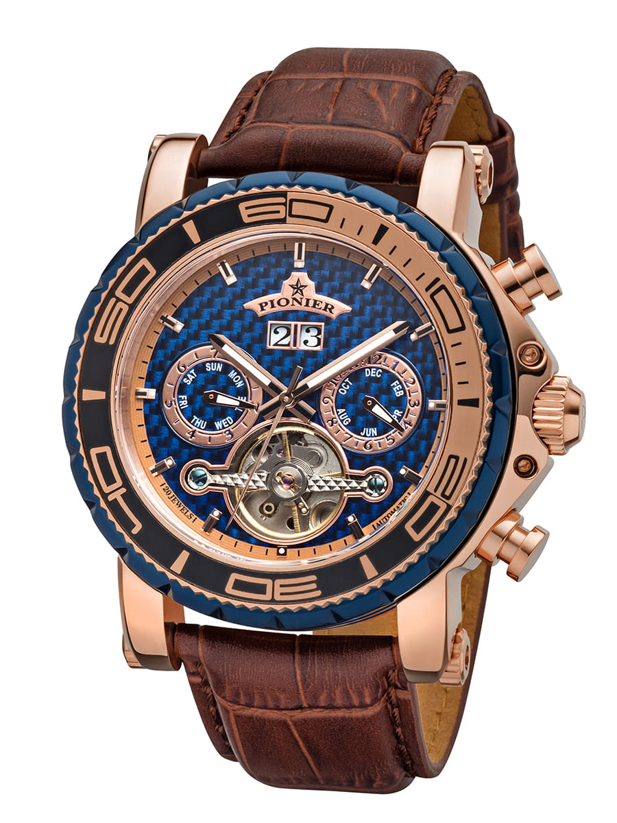 Calendar Automatic Miami by Pionier Germany - GM-506-7 | Rose |