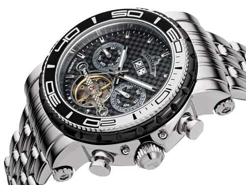 Calendar Automatic Miami by Pionier Germany - GM-506-9A | Silver |
