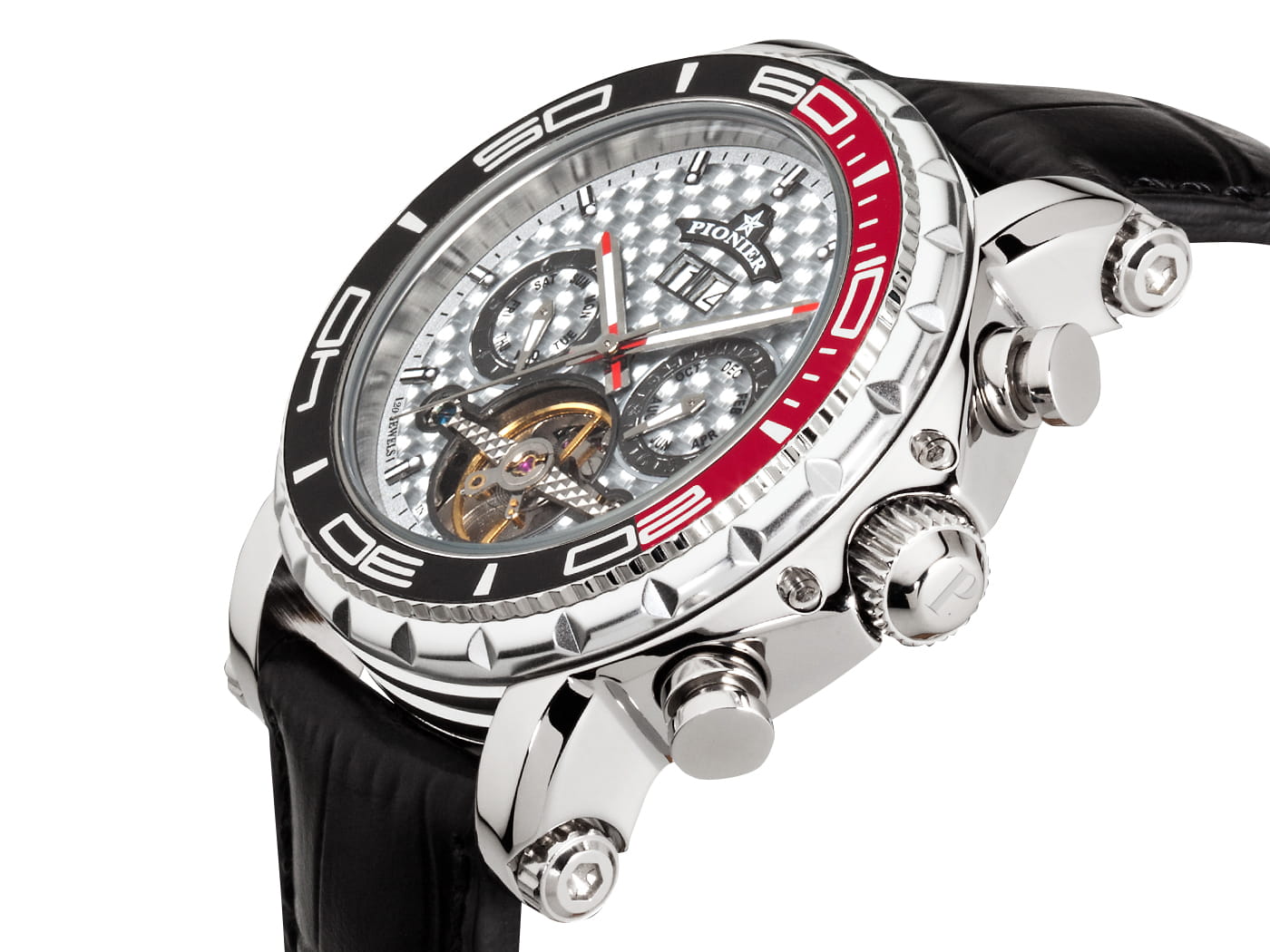 Calendar Automatic Miami by Pionier Germany - GM-506-1 | Silver |