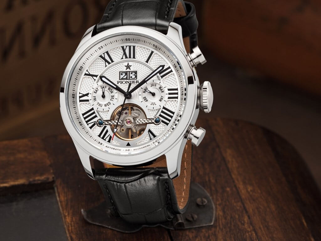 Automatic Havana P7001-1 | Silver | Pionier Germany