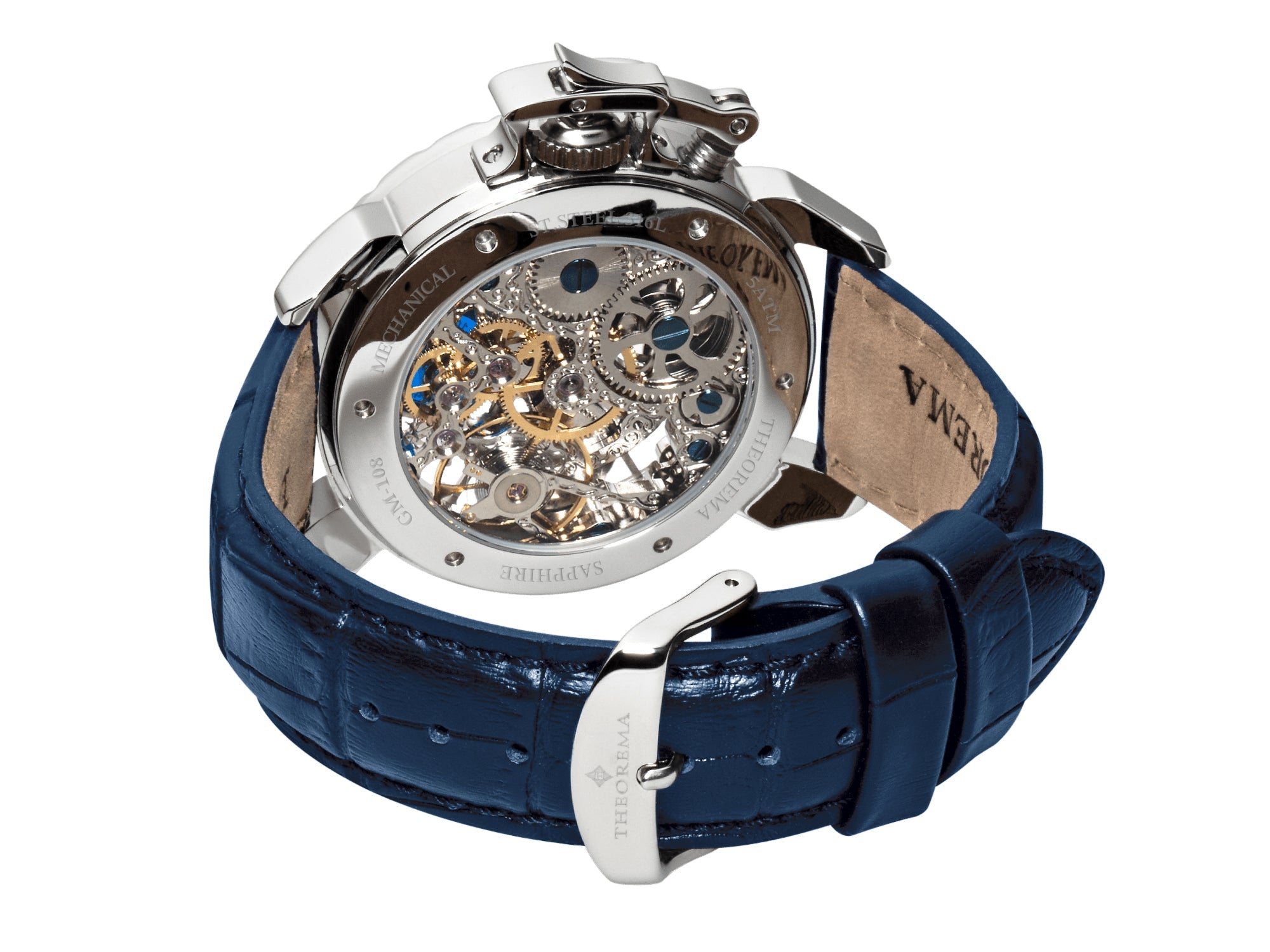 Dual-time Oman by Theorema Germany GM-108-2 | Silver |