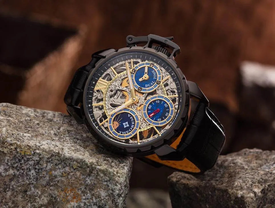 Dual-time Oman by Theorema Germany GM-108-4 | Black |