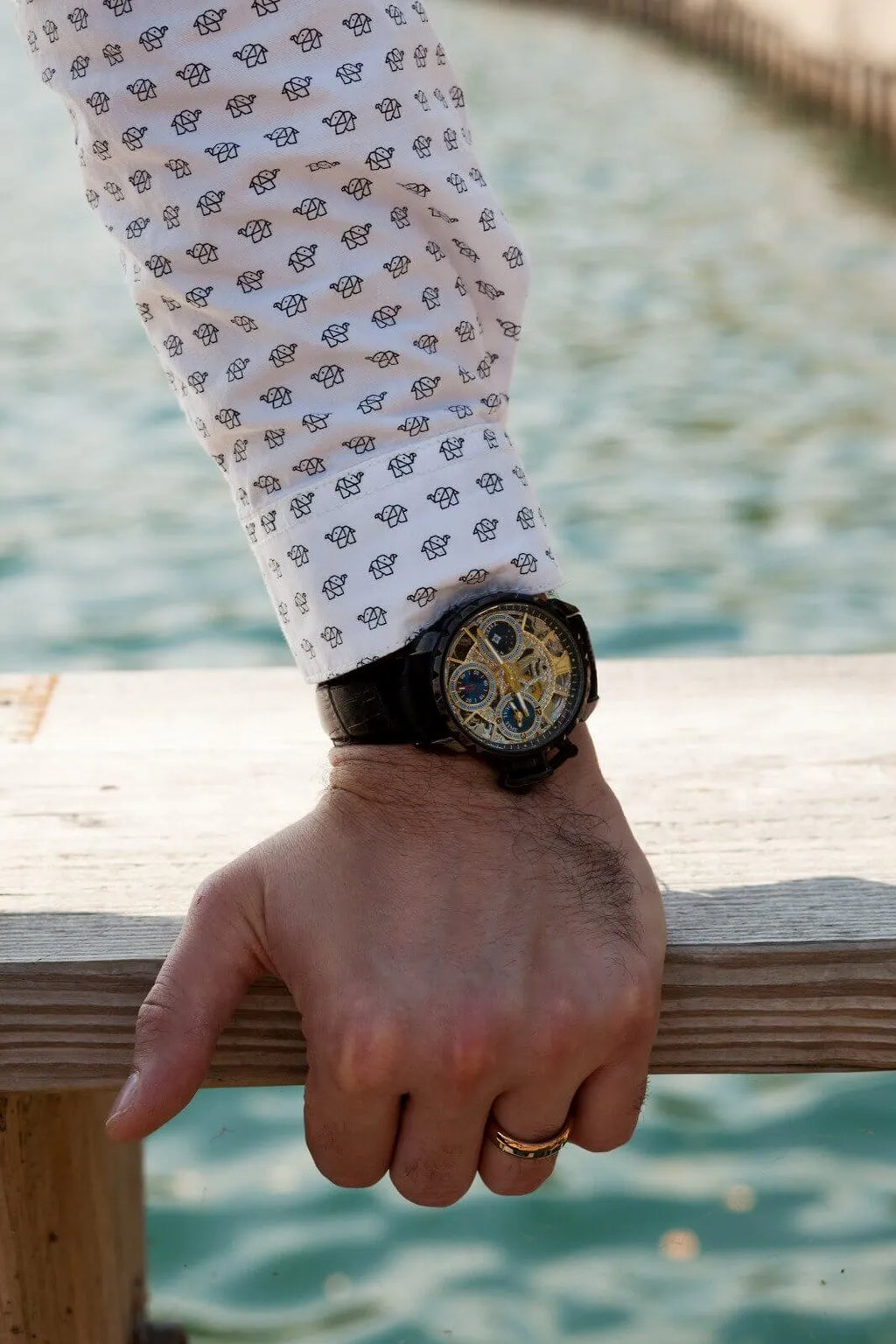 Dual-time Oman by Theorema Germany GM-108-4 | Black |