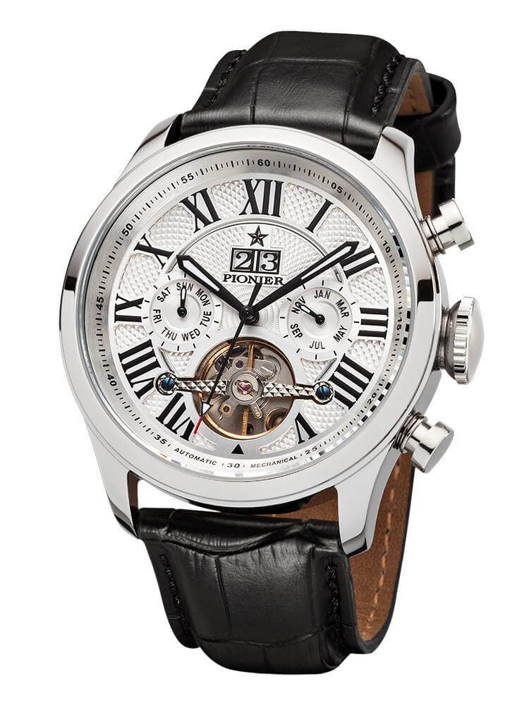 Automatic Havana P7001-1 | Silver | Pionier Germany