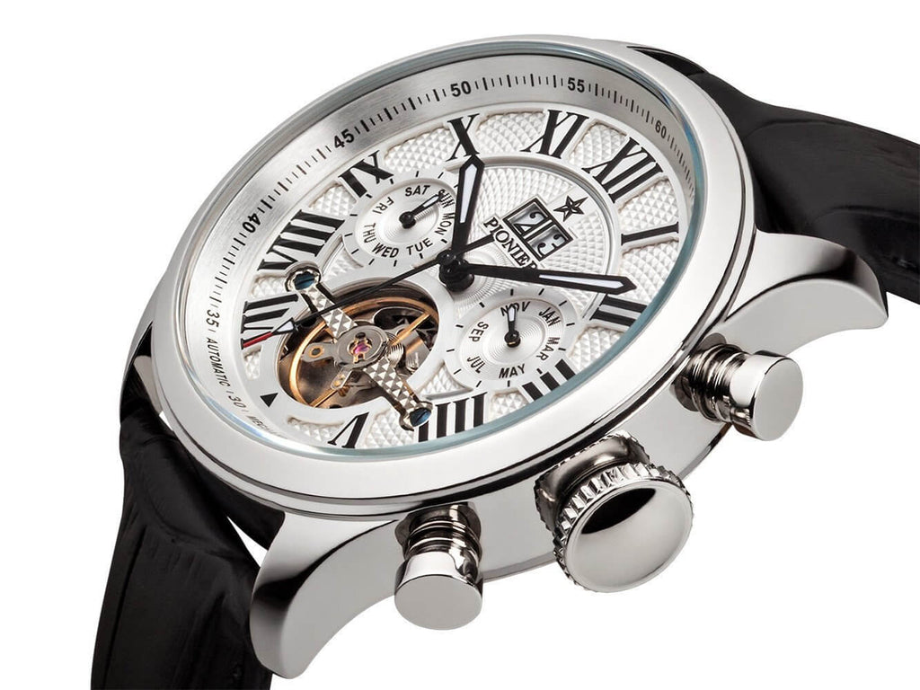 Automatic Havana P7001-1 | Silver | Pionier Germany