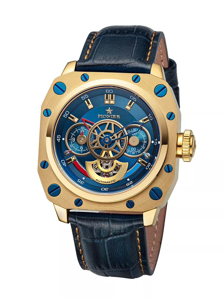 Newport Pionier P7003-4 | Gold | Automatic German Watch