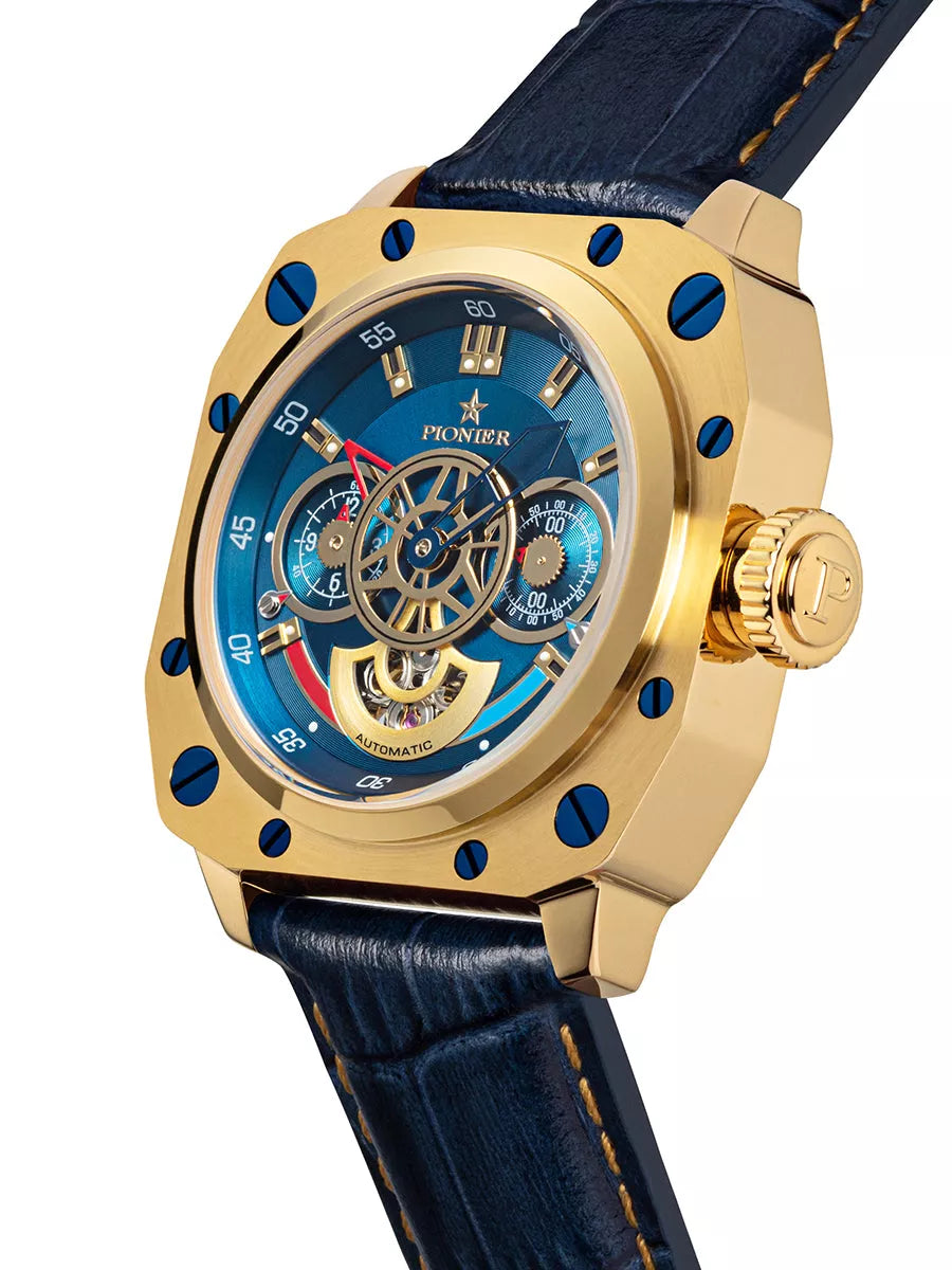 Newport Pionier P7003-4 | Gold | Automatic German Watch