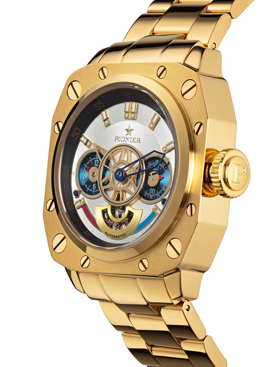 Newport Pionier P7003-9 | Gold | Automatic German Watch
