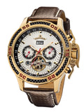 Amsterdam Automatic Calendar Watch by Pionier GM-515-2 |Gold|