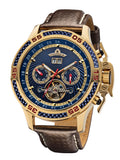 Amsterdam Automatic Calendar Watch by Pionier GM-515-4 |Gold|