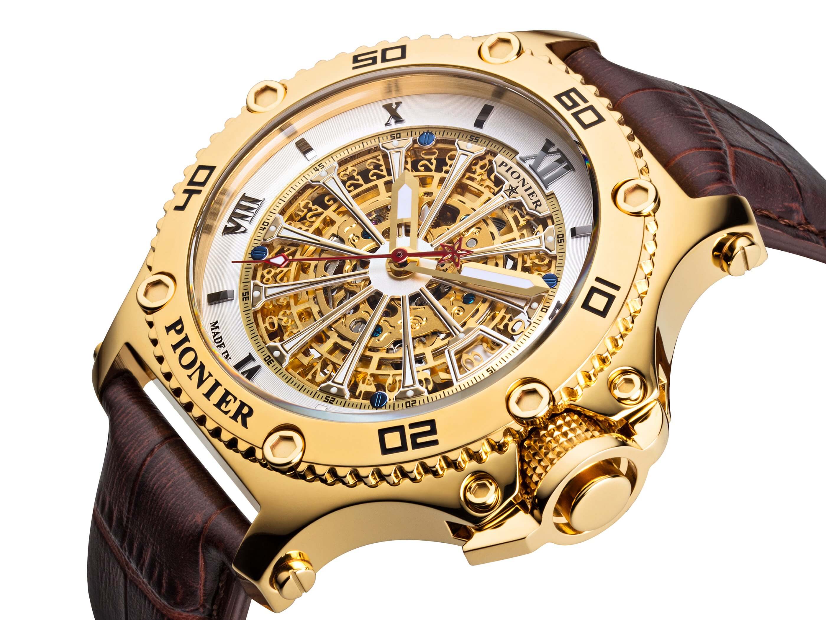Automatic Barcelona GM-516-3 | Gold | Pionier, Germany
