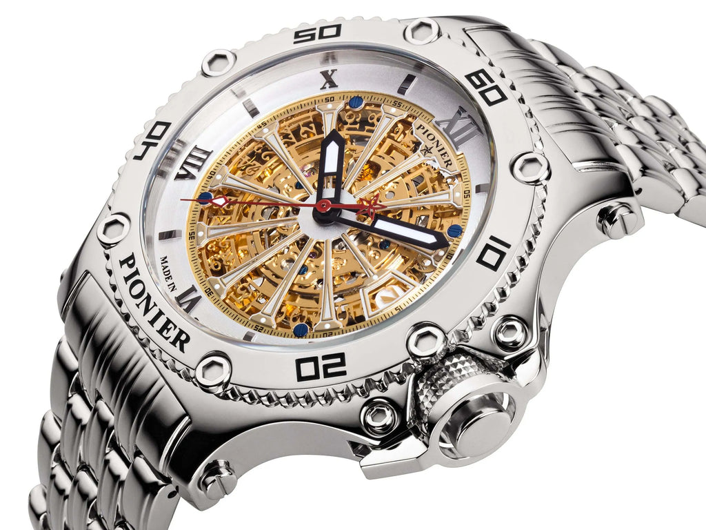 Automatic Barcelona GM-516-7 | Silver | Pionier, Germany
