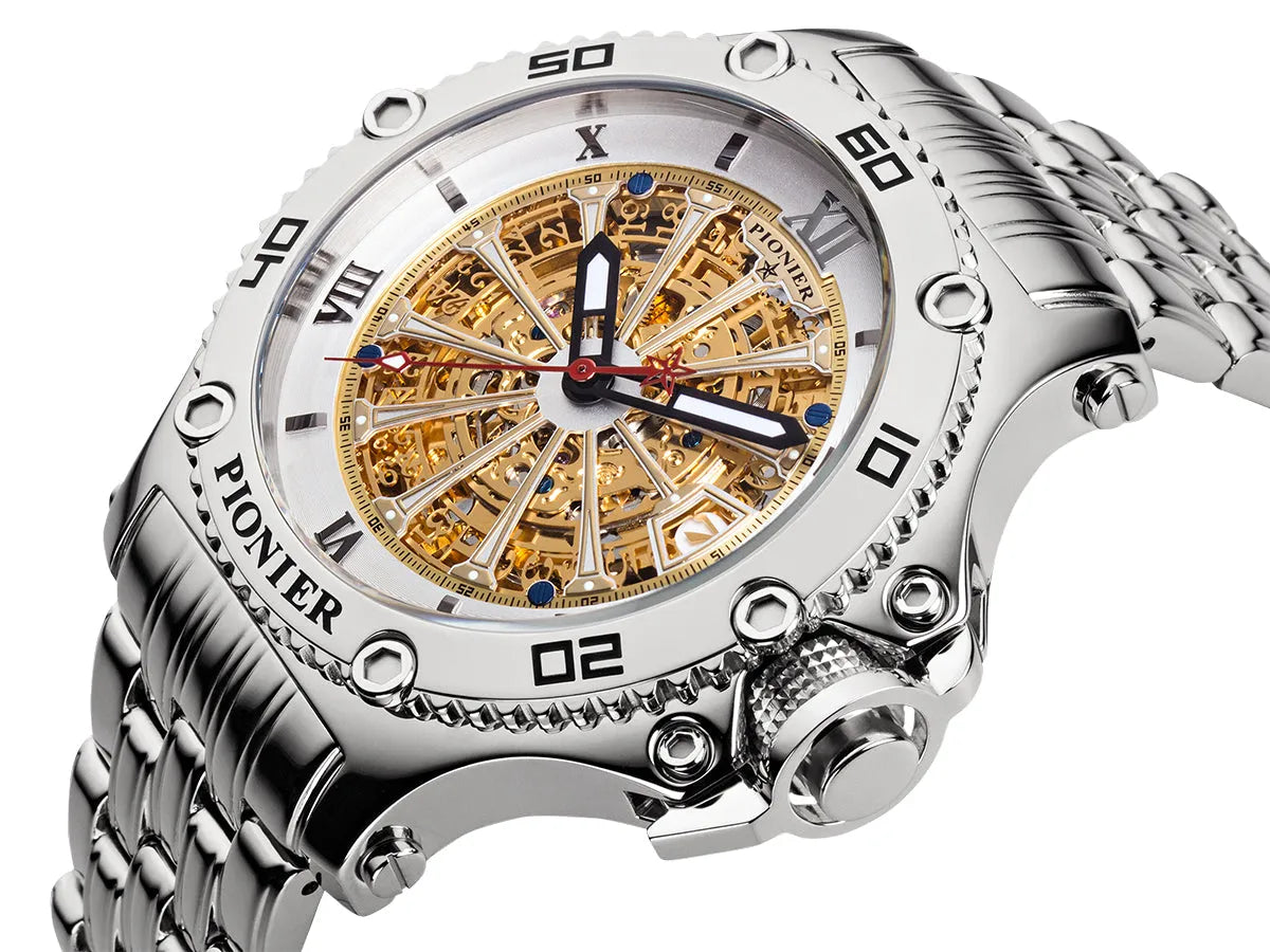 Automatic Barcelona GM-516-7 | Silver | Pionier, Germany