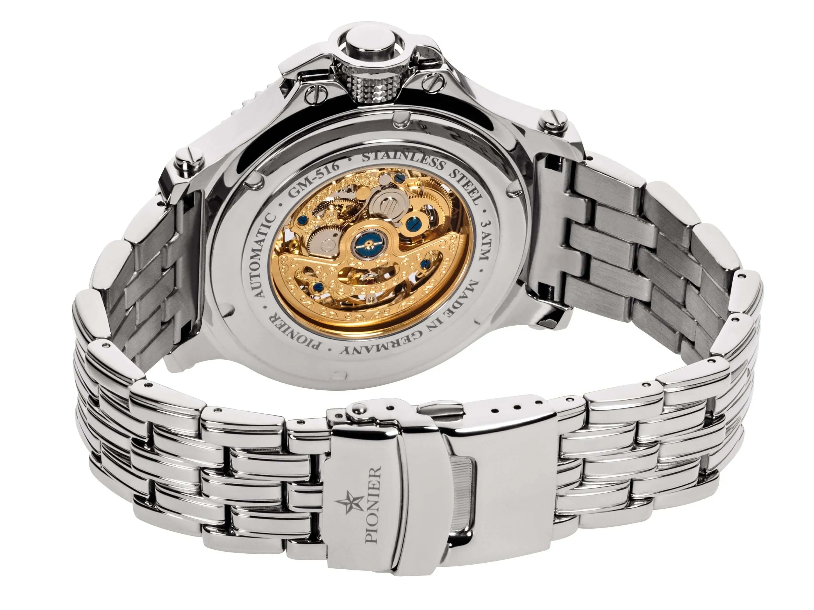 Automatic Barcelona GM-516-7 | Silver | Pionier, Germany