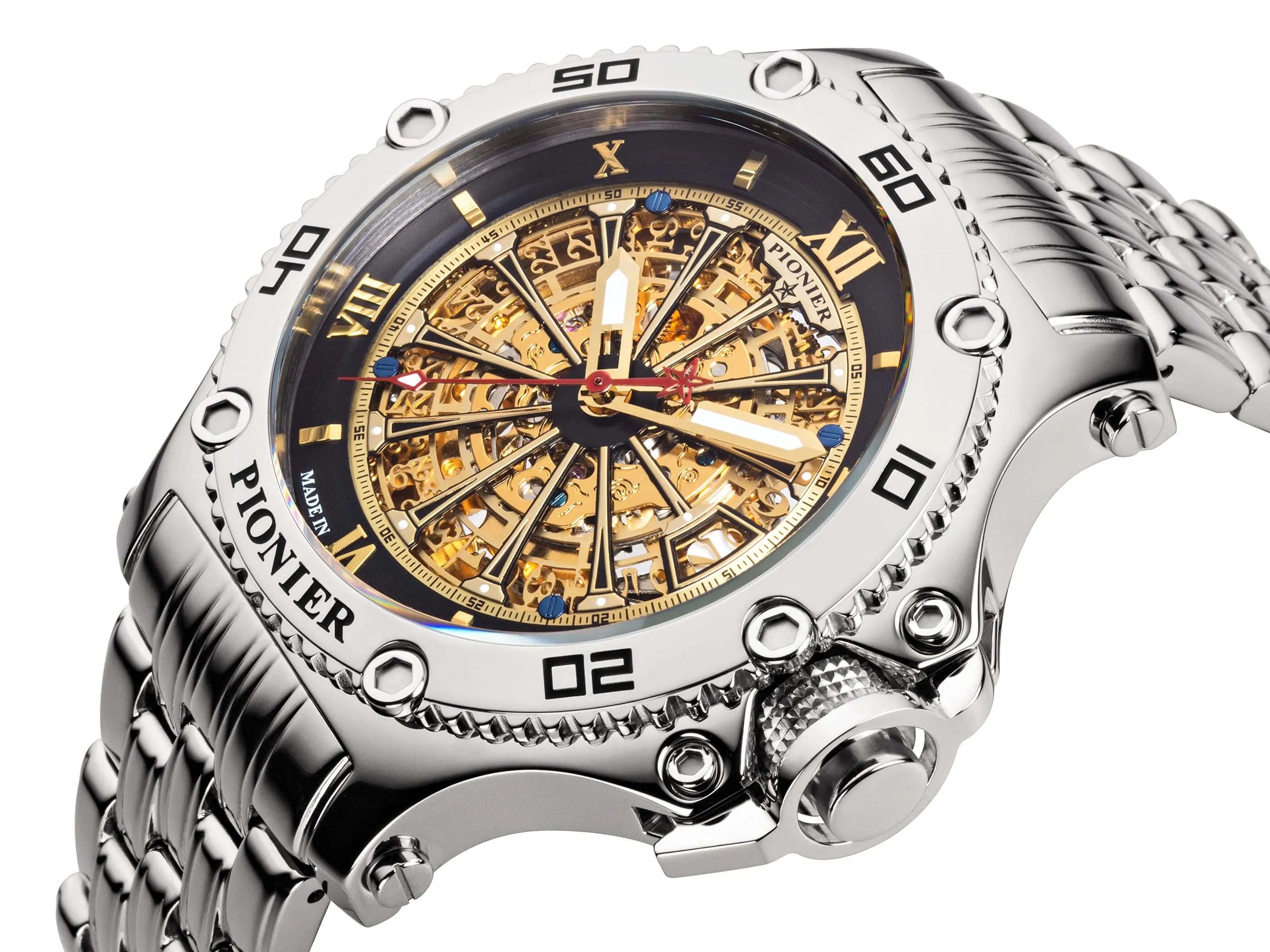Automatic Barcelona GM-516-8 | Silver | Pionier, Germany