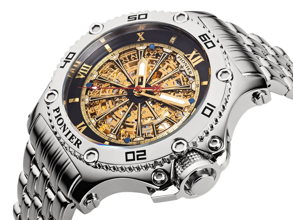 Automatic Barcelona GM-516-8 | Silver | Pionier, Germany