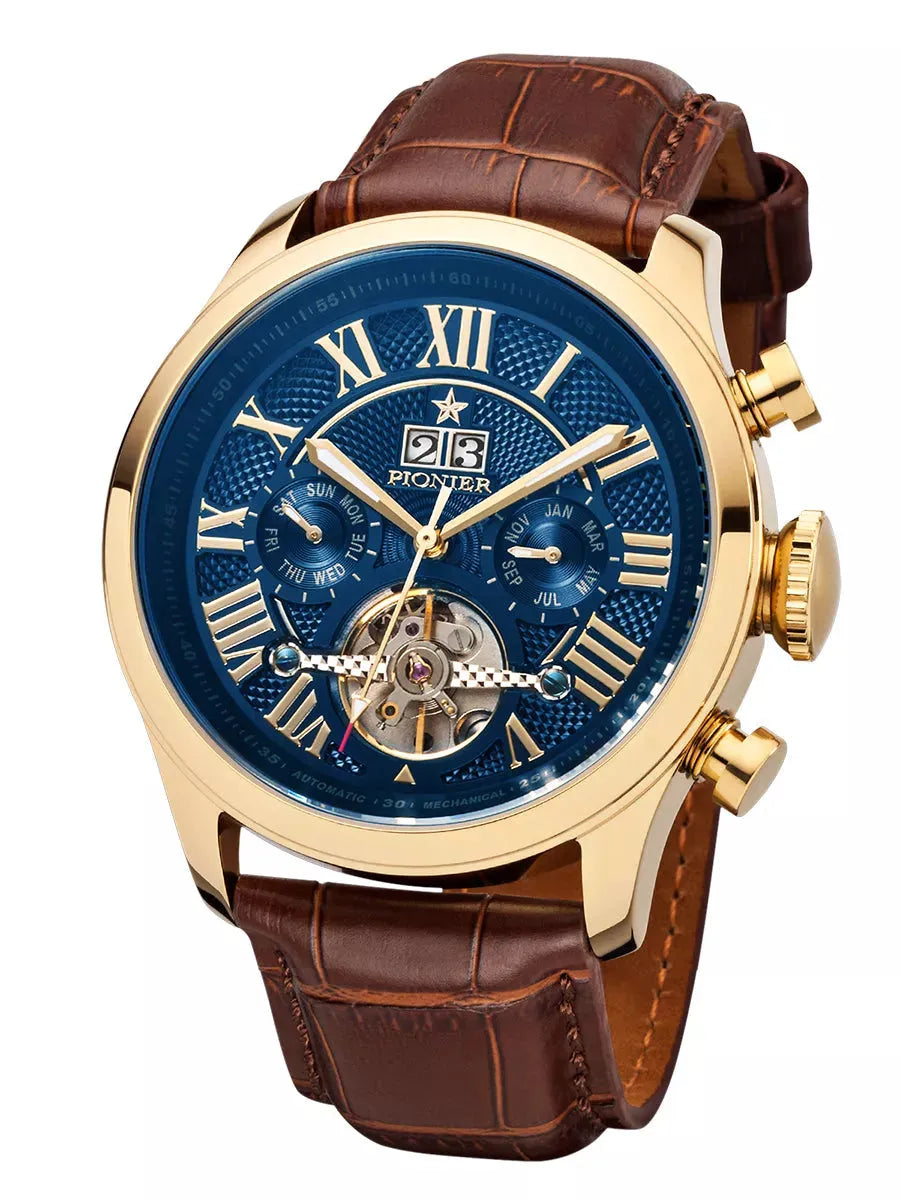 Automatic Havana P7001-3 | Gold | Pionier Germany
